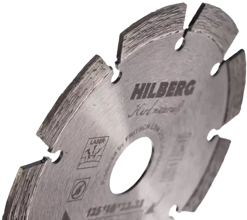 Алмазный диск по железобетону 125*22.23*10*2.0мм Hard Materials Laser Hilberg HM102 - интернет-магазин «Стронг Инструмент» город Волгоград