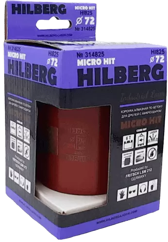 Коронка алмазная SDS-Plus 72 мм под пылеудалитель Hilberg Laser Micro Hit HI825 - интернет-магазин «Стронг Инструмент» город Волгоград