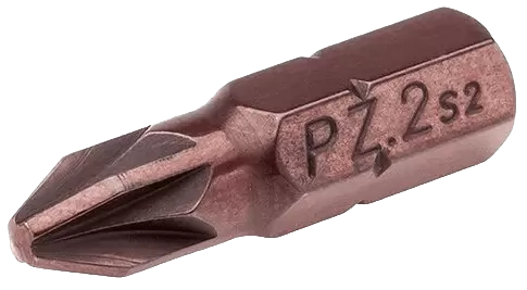 Бита для шуруповерта PZ2*25мм Сталь S2 (100шт.) PE Bag Mr. Logo B025PZ2 - интернет-магазин «Стронг Инструмент» город Волгоград