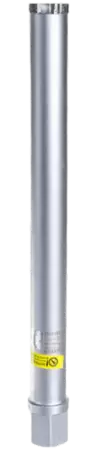 Алмазная буровая коронка 46*450 мм 1 1/4" UNC Hilberg Laser HD704