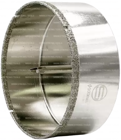 Алмазная коронка по керамике с центр. сверлом 100мм Strong СТК-06600100