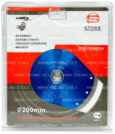 Алмазный диск по керамограниту 200*25.4/22.23*20мм Turbo Pro Strong СТД-19200200 - интернет-магазин «Стронг Инструмент» город Волгоград