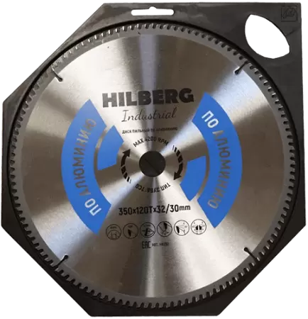 Пильный диск по алюминию 350*32/30*Т120 Industrial Hilberg HA350 - интернет-магазин «Стронг Инструмент» город Волгоград