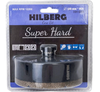 Коронка алмазная по керамике и керамограниту 120*35 М14 Super Hard Hilberg HH693