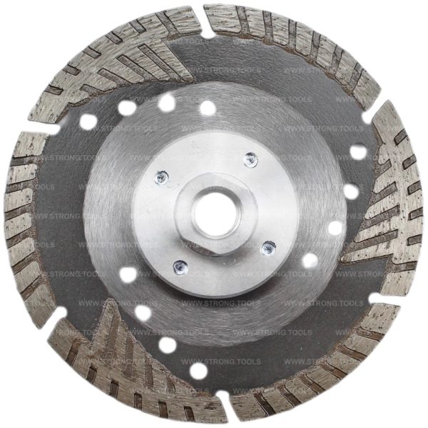 Алмазный диск с фланцем 125*М14*10мм Turbo-Segment Strong СТД-18700125 - интернет-магазин «Стронг Инструмент» город Волгоград